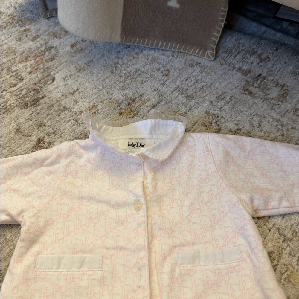Baby Dior Pink Patterned Jacket